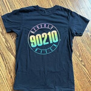 Beverly Hills 90210 Men's Black Graphic Tee
